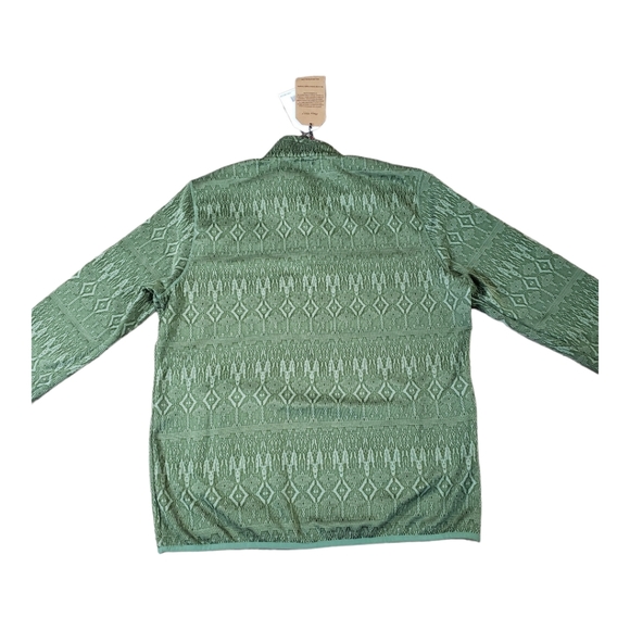 NWT Avalanche Outdoor Rossmore 1/4 Snap Button Pullover Green Size Large - Picture 3 of 16